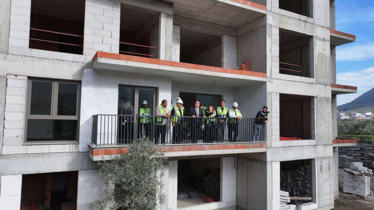 Başkan Dutlulu, Spilkent Konut Projesinde Son Durumu Yerinde İnceledi