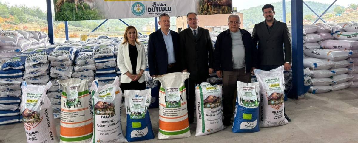 Manisa Büyükşehir’den Üreticiye 525 Tonluk Tohum Desteği