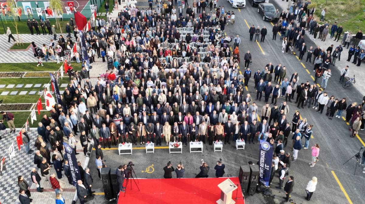 Doç. Dr. Sinan Ateş Adalet Parkı Salihli’de Açıldı