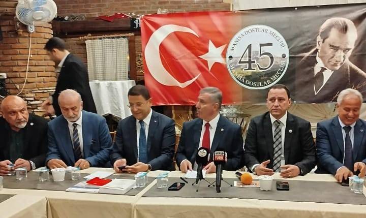 Selçuk Özdağ ve İdris Şahin, Manisa Dostlar Meclisi’nin Konukları Oldu