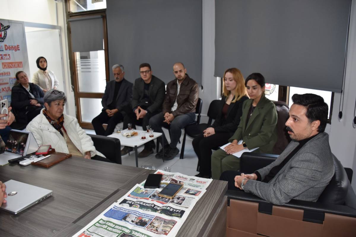 Mimarlar Odası Adayı Teker'den Gazeteciler Cemiyetine Ziyaret