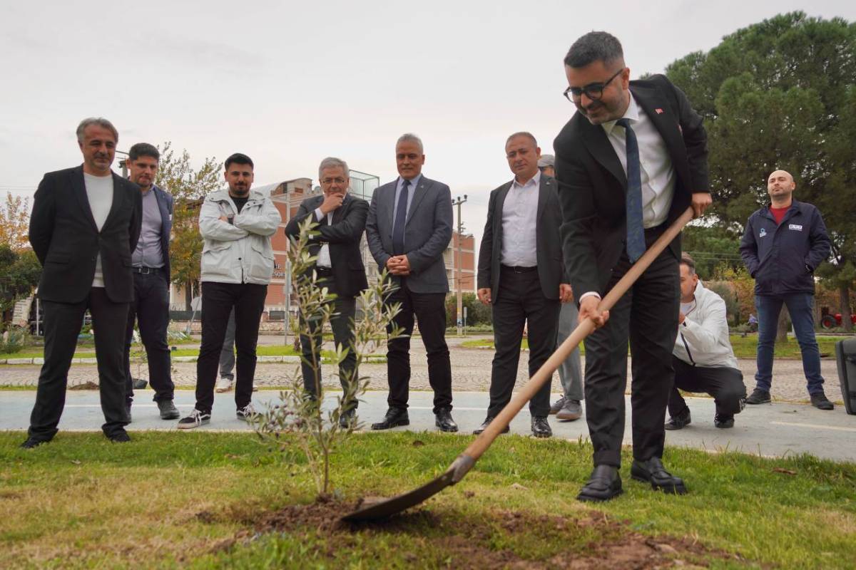 Kar Spor İda Ultra öncesi zeytin fidanları dikildi