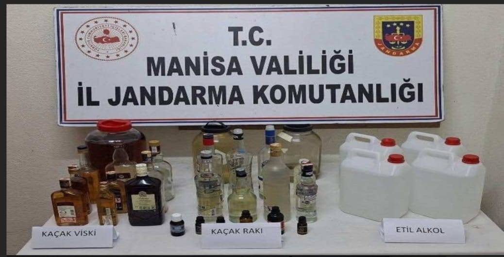 Akhisar’da Kaçak Alkol ve Tütün Operasyonu