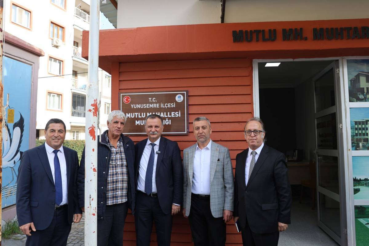 Başkan Semih Balaban Mutlu Mahallesi’nde sahada