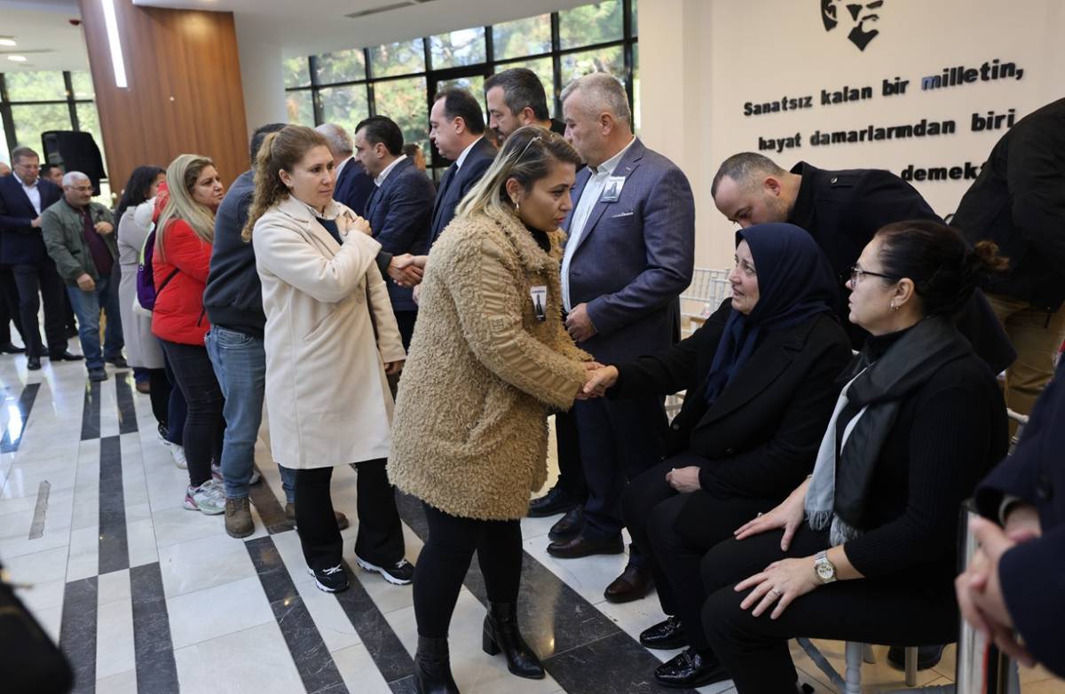 Gülşah Durbay için Fatih Sergi Salonu’nda taziye