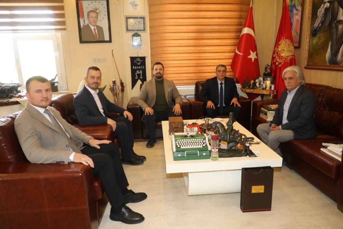 Başkan Şimşek’ten Kaymakam Genel’e nezaket ziyareti