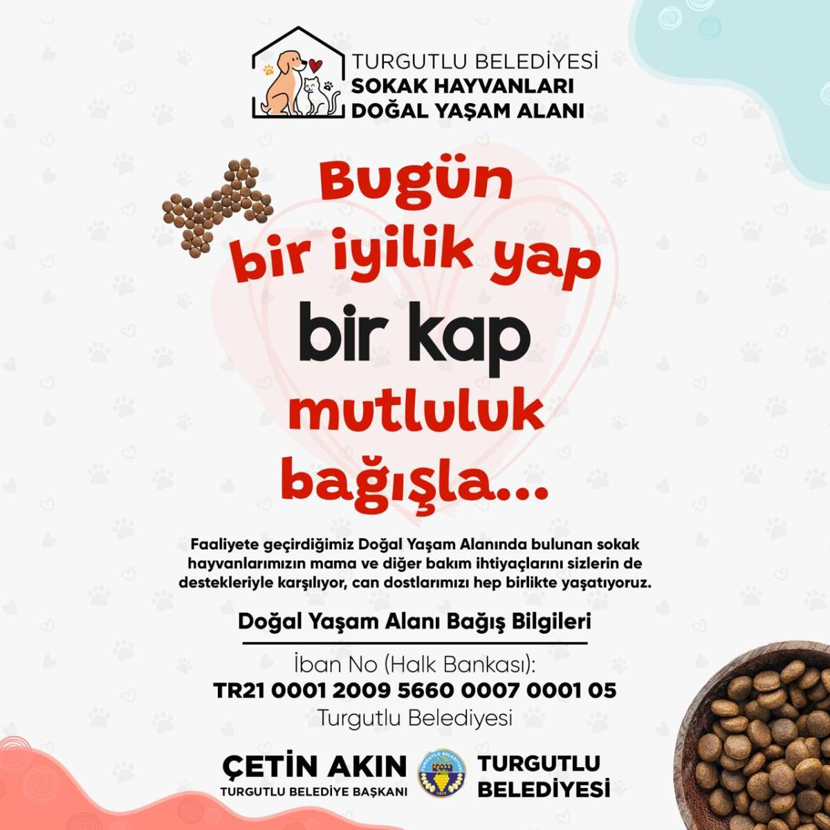 Turgutlu’dan Can Dostlara Mama Desteği Çağrısı