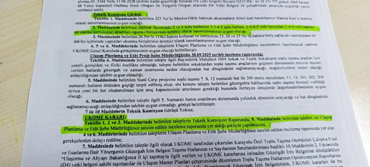 Akhisar’da öğrenciler için aktarma ücreti kalktı