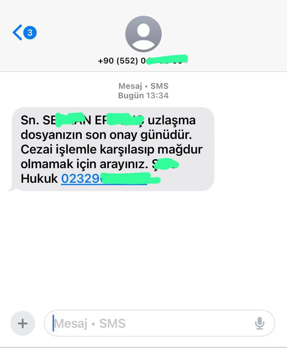 Soma’da SMS dolandırıcılığına karşı uyarı