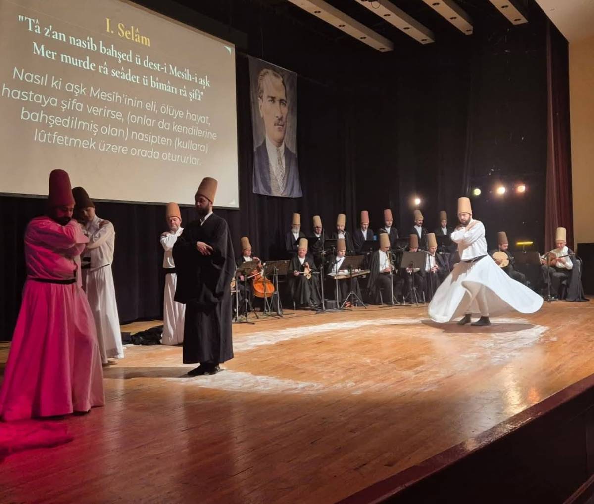 Ege Üniversitesinde Hz. Mevlana Acemaşiran Ayiniyle Anıldı