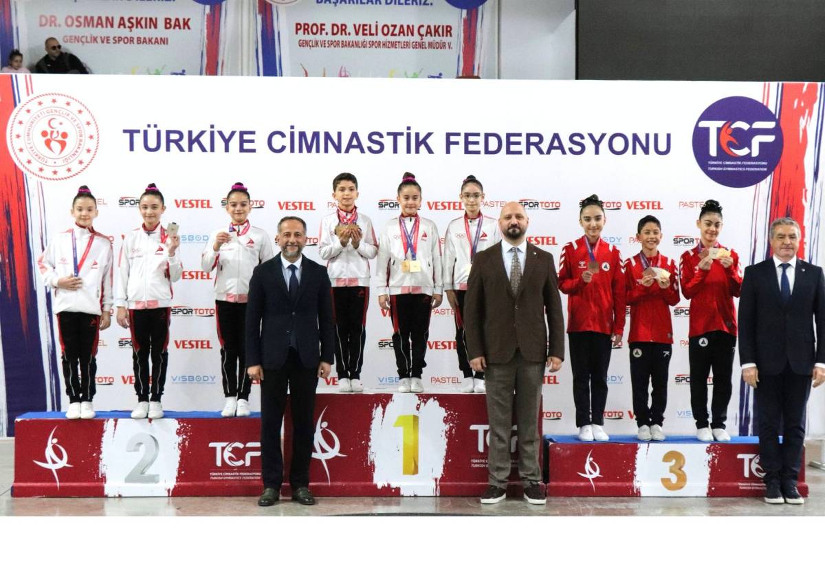 Tarzan Cimnastik Spor Kulübü Türkiye Şampiyonasına Damga Vurdu