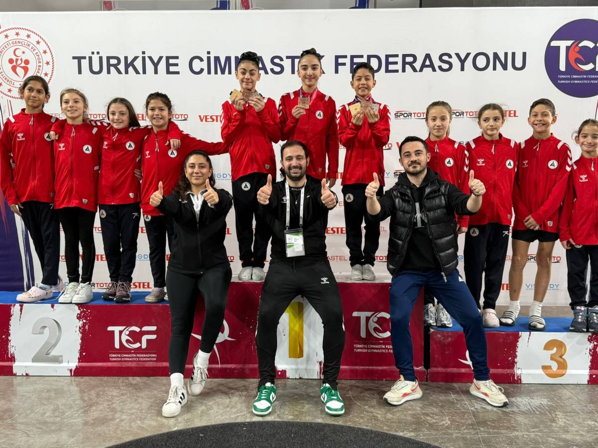 Tarzan Cimnastik Spor Kulübü Türkiye Şampiyonasına Damga Vurdu