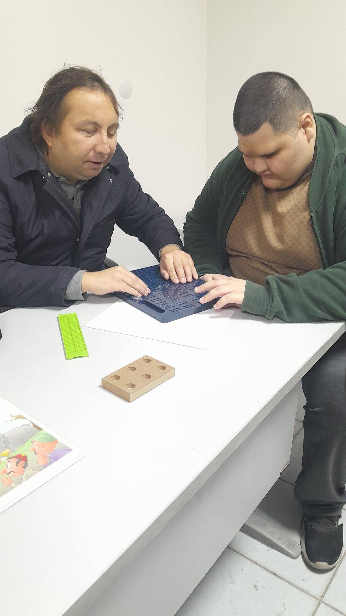 Altı Nokta’da kabartma yazı kursu başladı