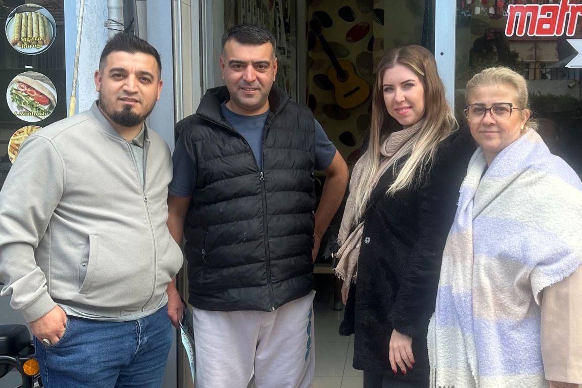 Manisa’da Ecerbilgiç’ten esnaf ziyaretleri hız kesmiyor