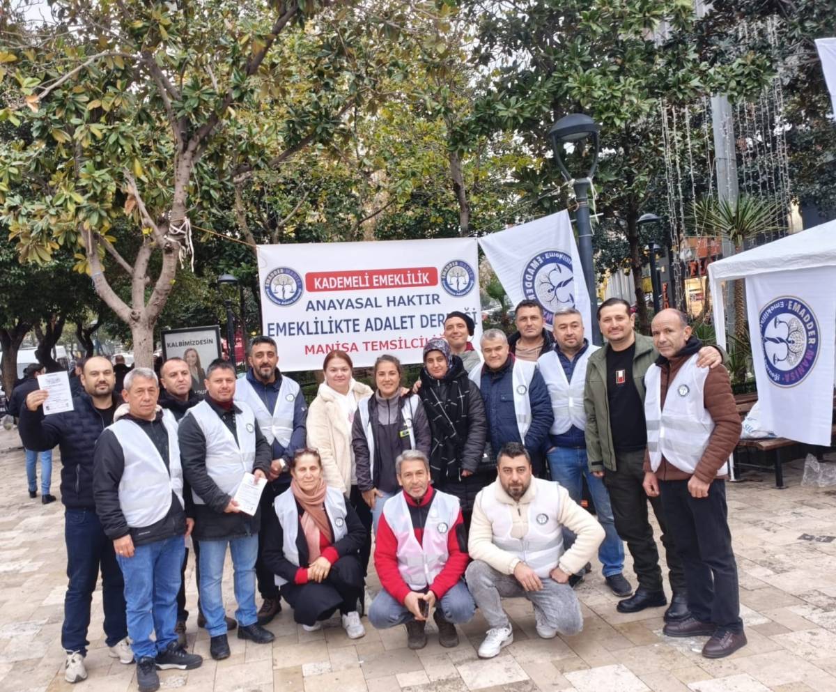 Manisa’da Kademeli Emeklilik İçin Meydanlara İndiler