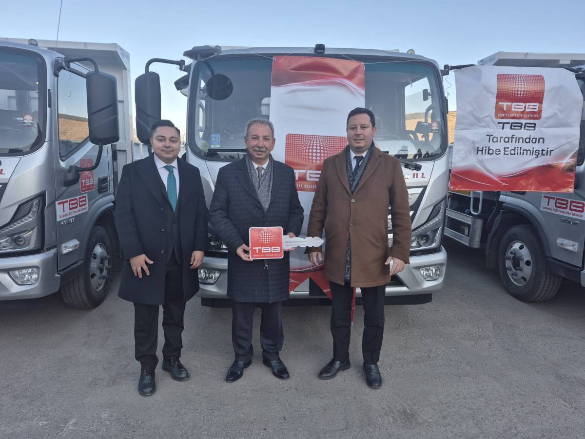 Salihli'nin Temizlik Filosuna TBB’den Güçlü Destek