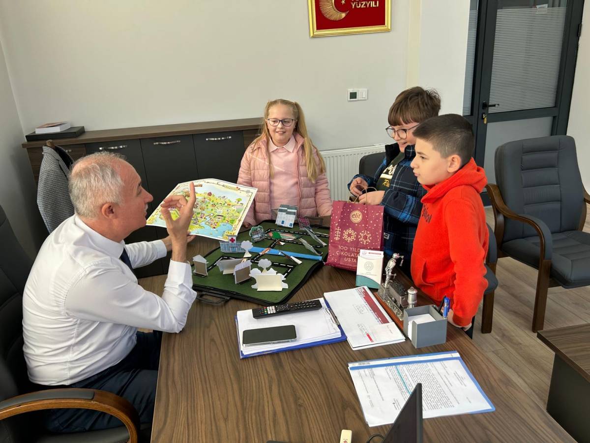 BİLSEM Öğrencilerinden Eğlenerek Öğreten Afet Farkındalığı Oyunu