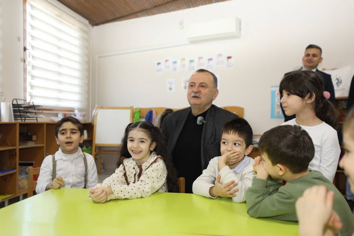 Yunusemre’de çocuklar yeni kreşlerle çok mutlu