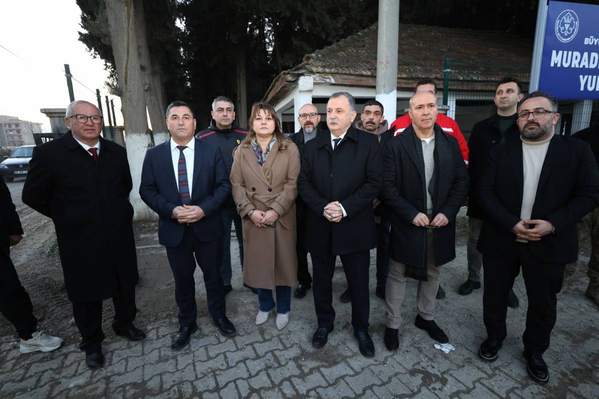 Başkan Balaban Muradiye’de altyapı çalışmalarını inceledi