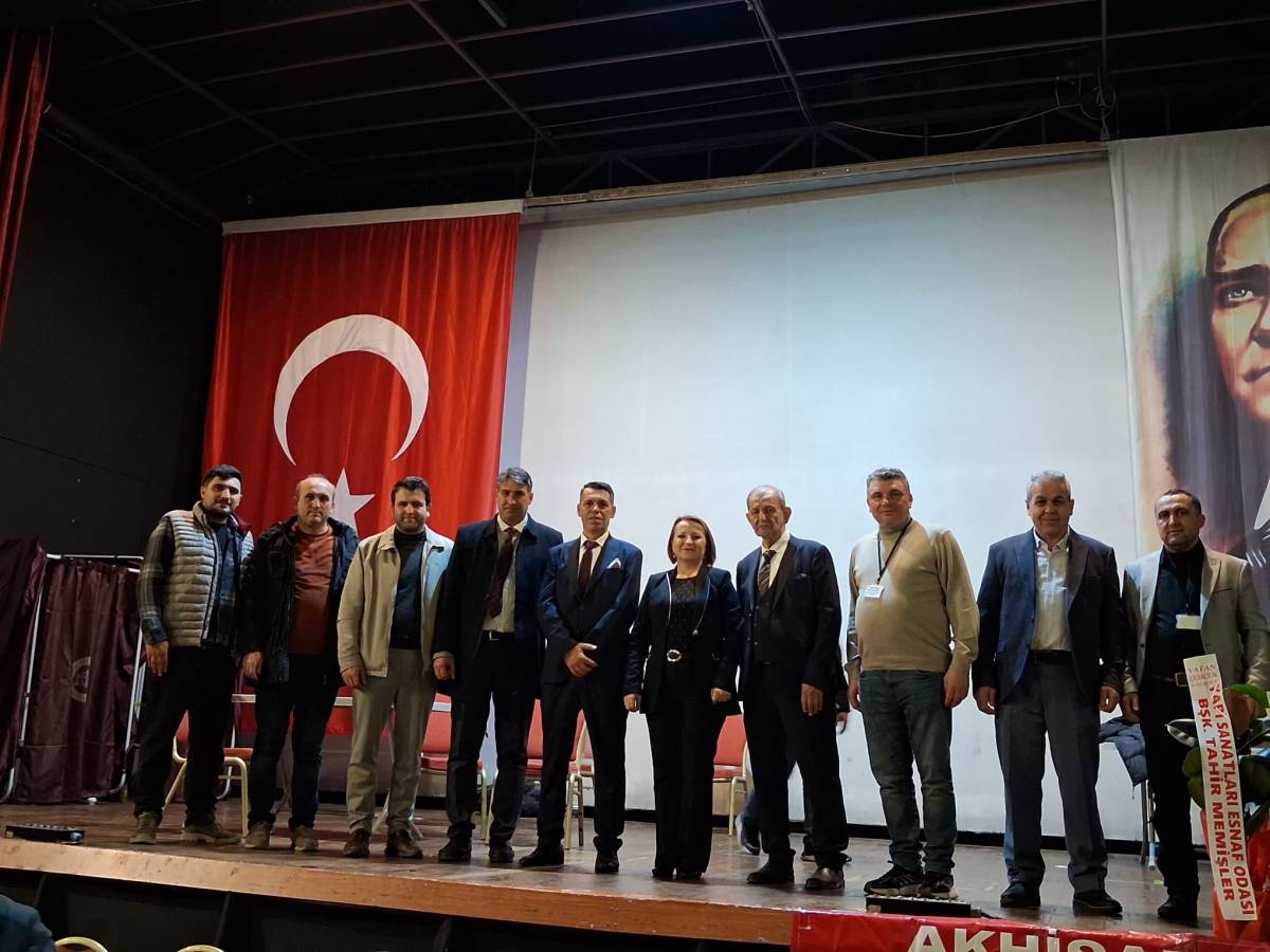 Akhisar Marangozlar Odası’nda yeni başkan Ümit Kaya