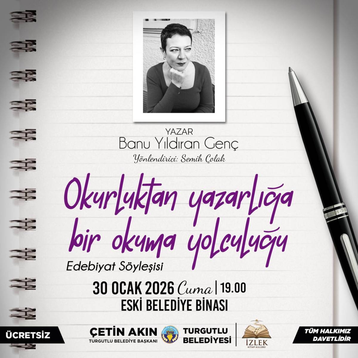 Turgutlu’da Okurluktan Yazarlığa Edebiyat Buluşması