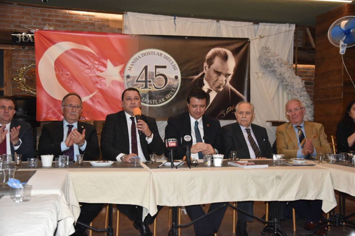 Manisa Dostlar Meclisi’nin konuğu Mahmut Arıkan oldu