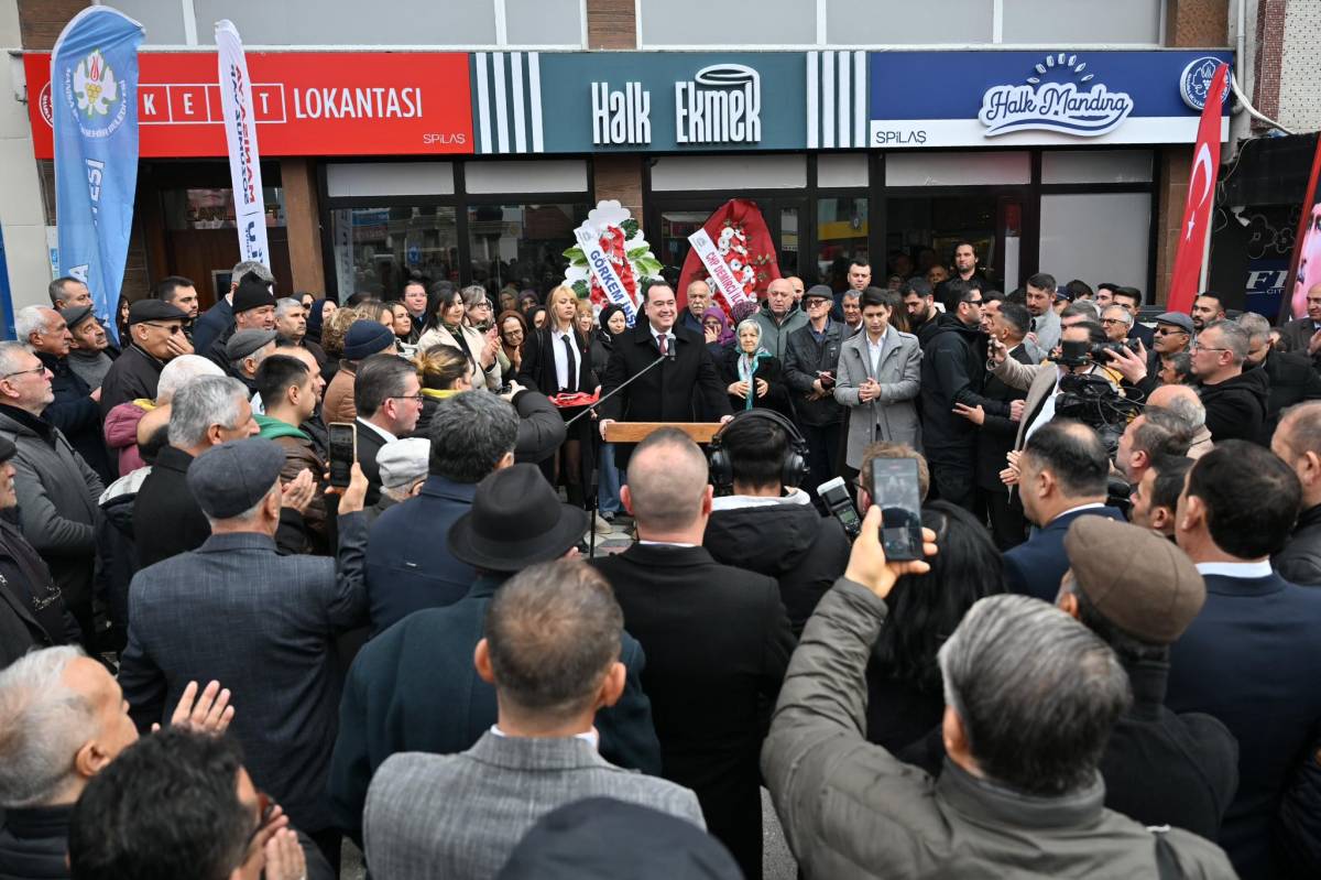 Demirci’de Kent Lokantası, Halk Mandıra ve Halk Ekmek Açıldı