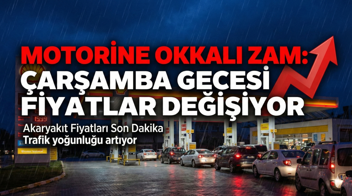 Motorine Okkalı Zam: Çarşamba Gecesi Fiyatlar Değişiyor