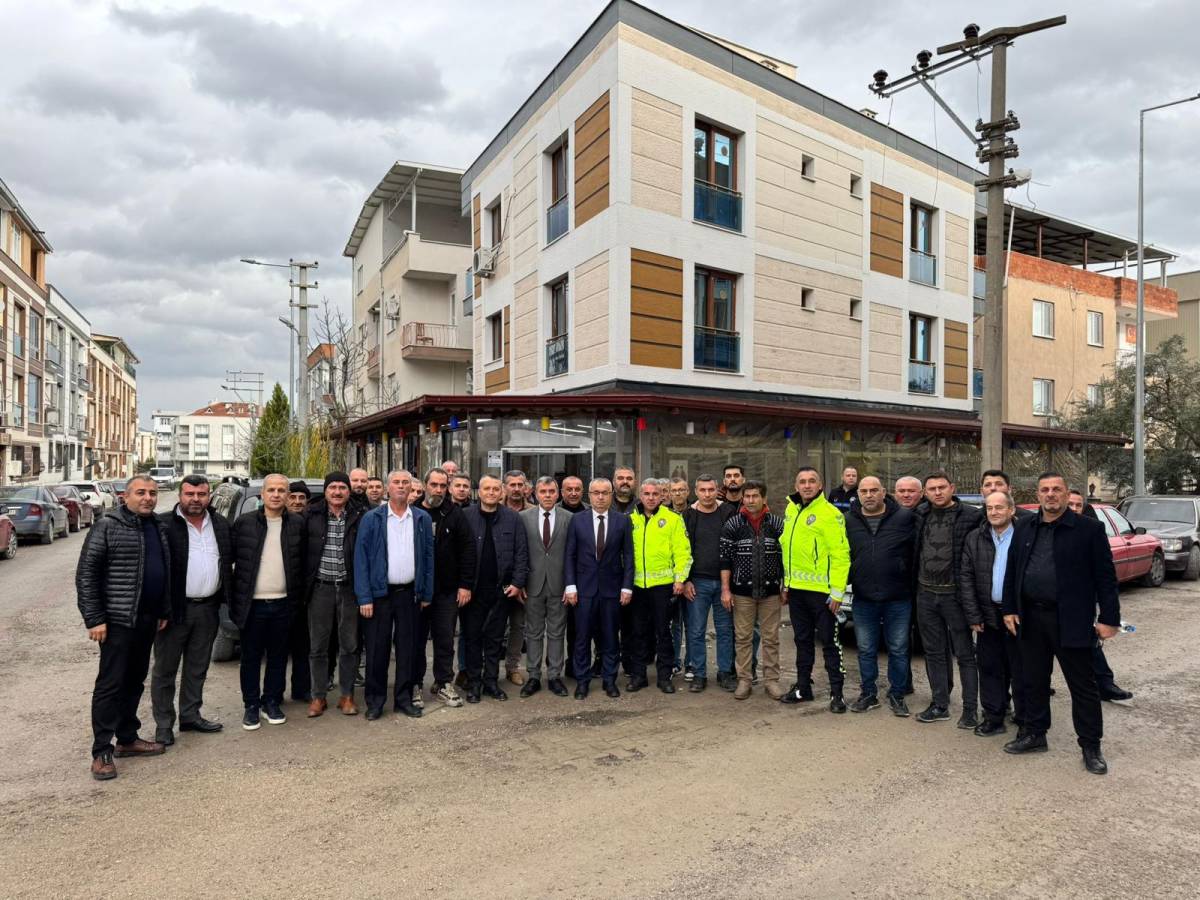 Manisa’da servis şoförleriyle ulaşım toplantısı