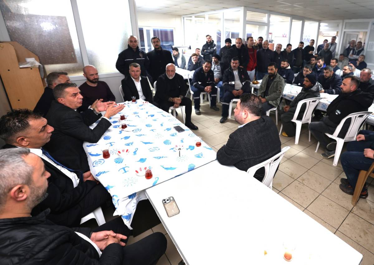 Şehzadeler’de Sabah Mesaisi Emekçi Sofrasında Başladı