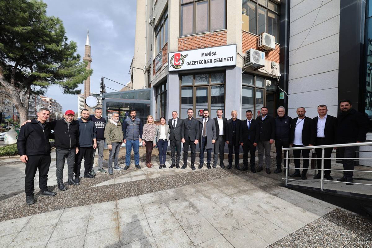 Başkan Şimşek’ten Manisa Gazeteciler Cemiyeti’ne ziyaret