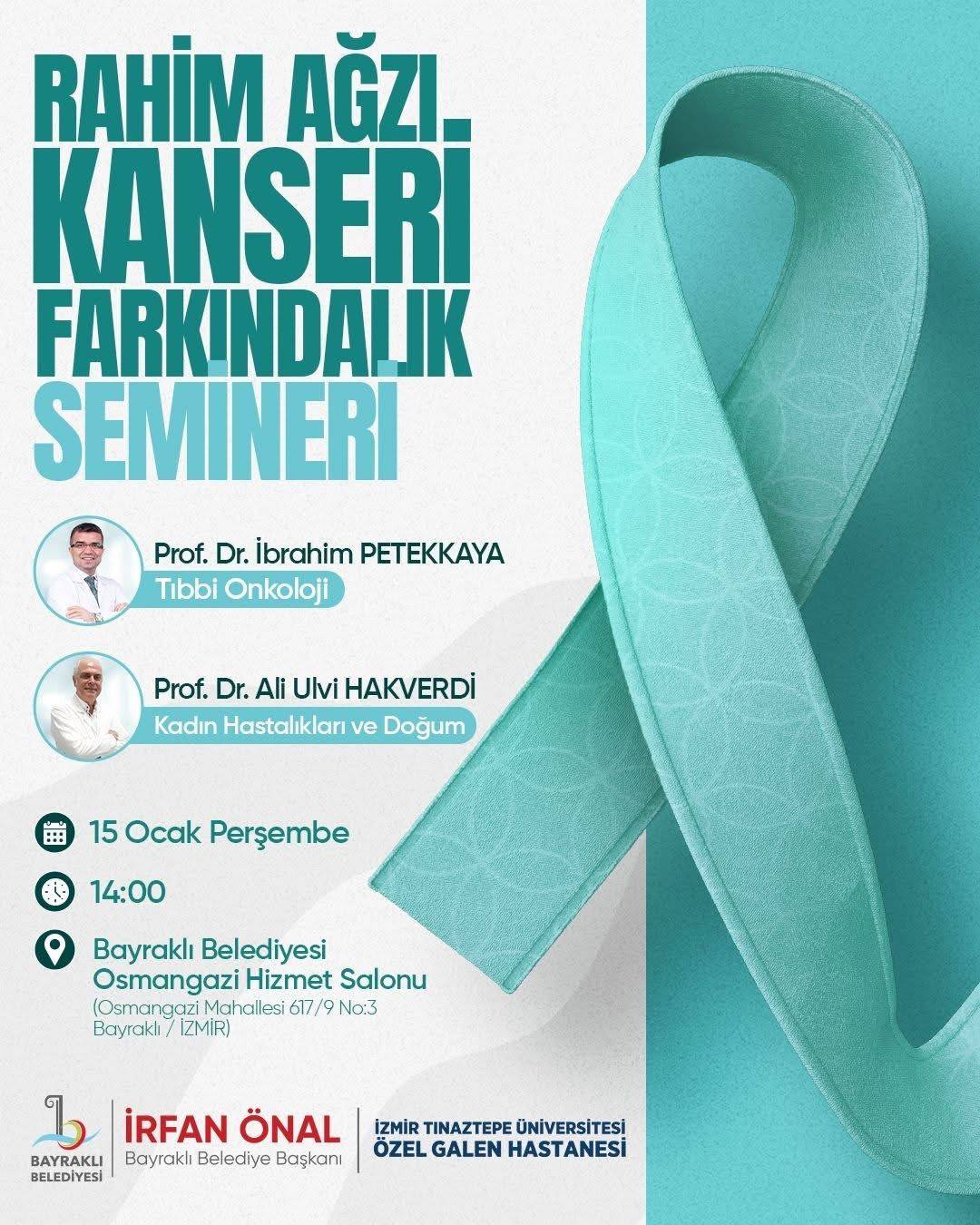 Bayraklı’da Hayat Kurtaran Buluşma: Kanser Semineri
