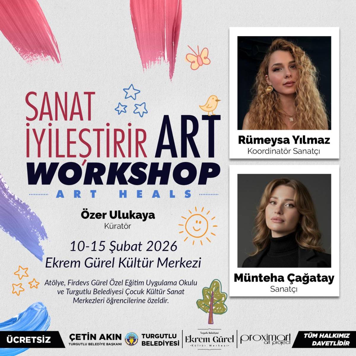 Turgutlu’da ‘Sanat İyileştirir’ atölyesi umut olacak