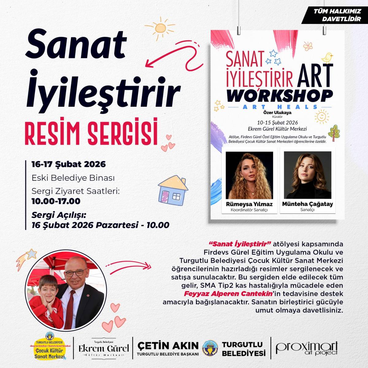 Turgutlu’da ‘Sanat İyileştirir’ atölyesi umut olacak