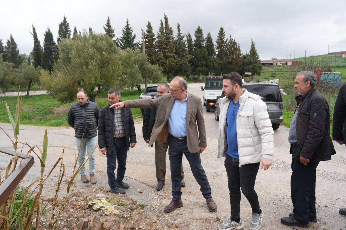 Başkan Çetin Akın’dan Sinirli Mahallesi’nde Hizmet Mesaisi