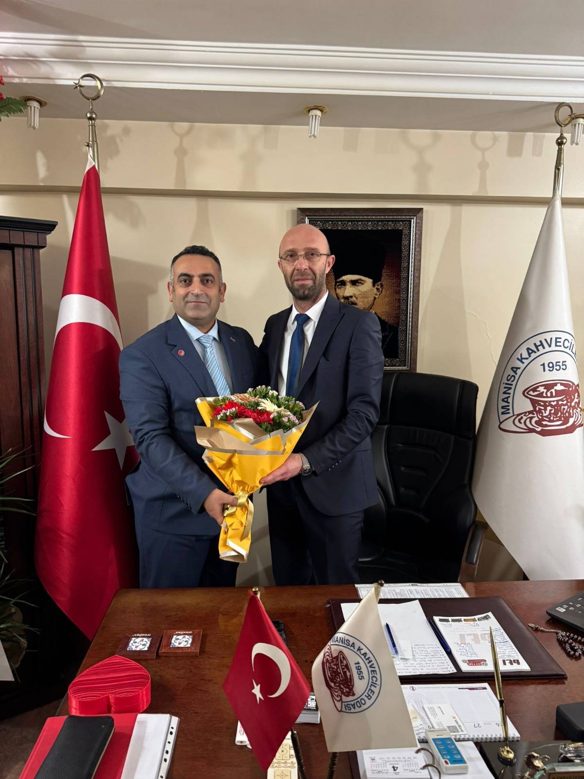 Yeniden Refah Partisi’nden esnaf odalarına hayırlı olsun ziyareti