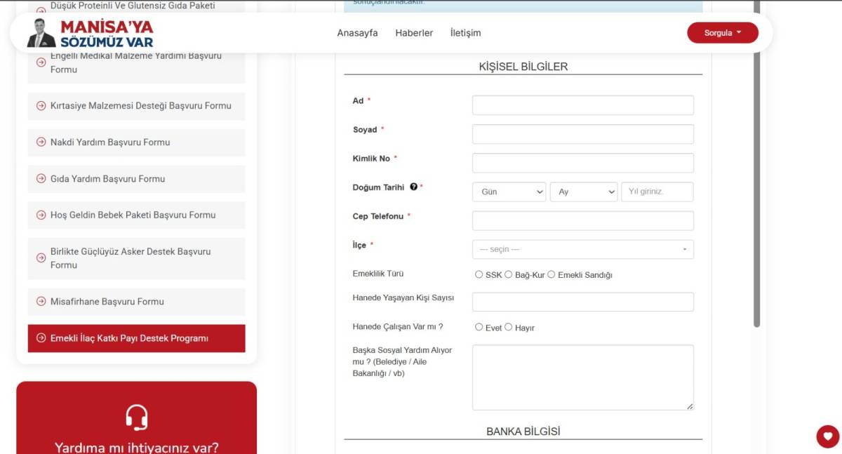 Manisa’da Emeklilere Büyük Destek: İlaç Katkı Payı Başvuruları Başladı