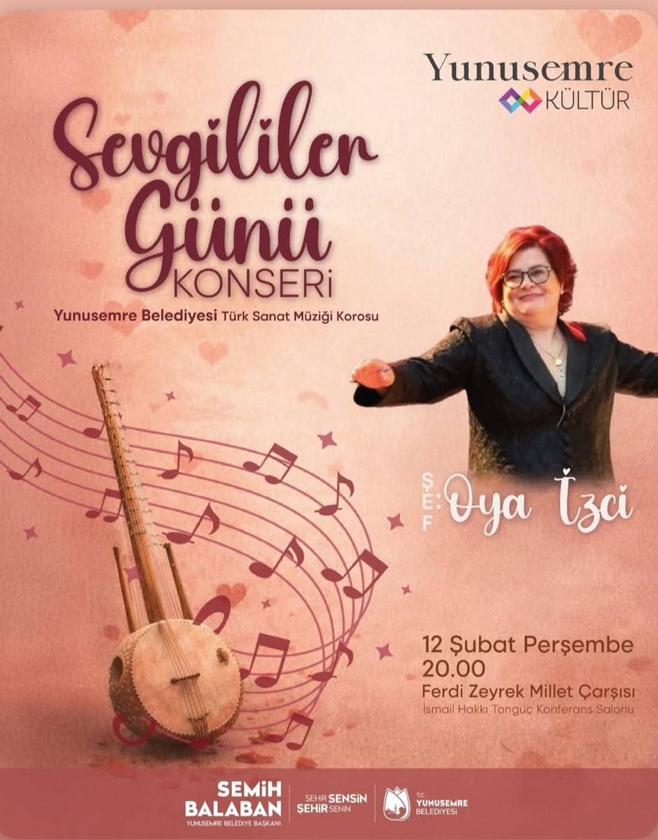 Yunusemre’den Sevgililer Günü Konseri