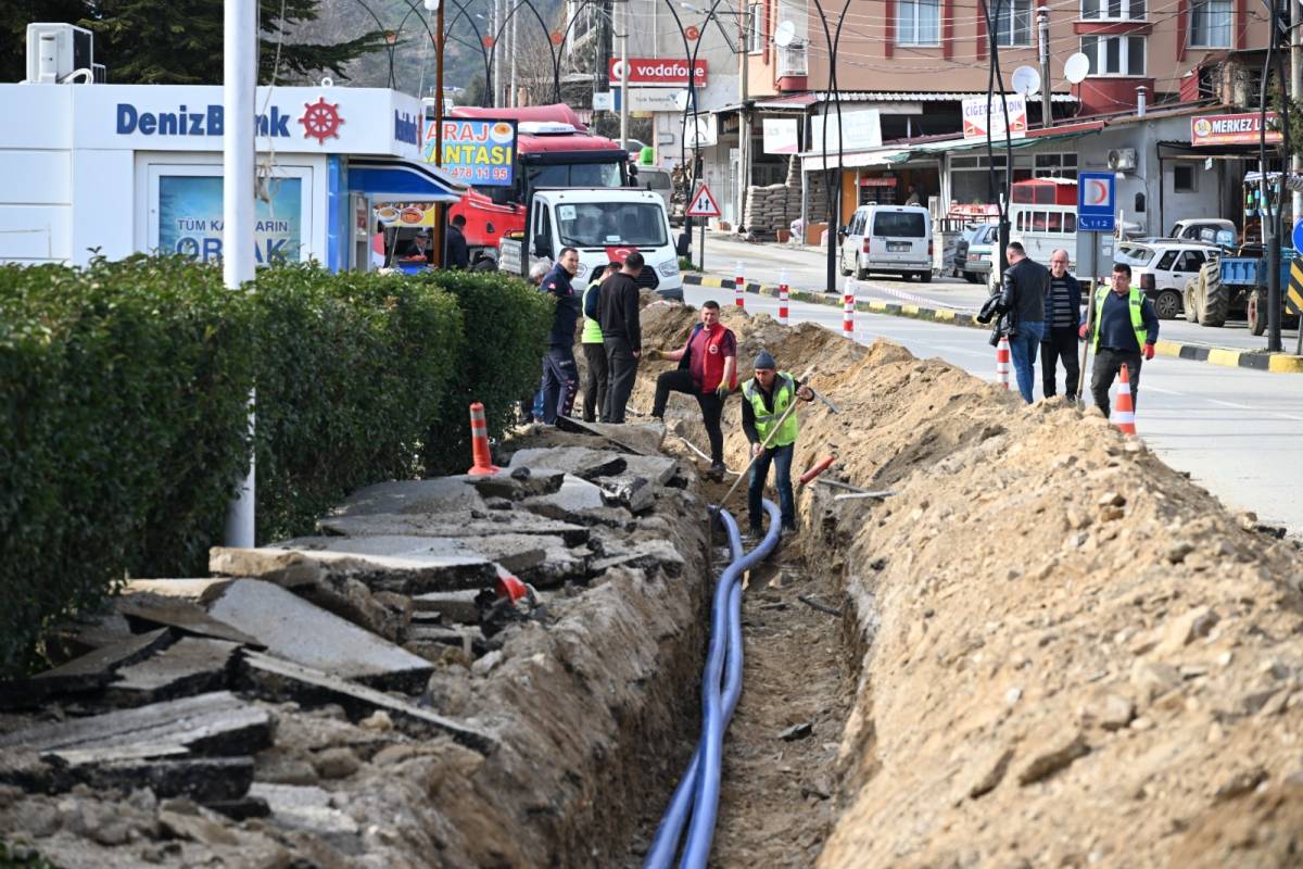 Uluderbent’te 35 Yıllık Su Sorunu Çözülüyor