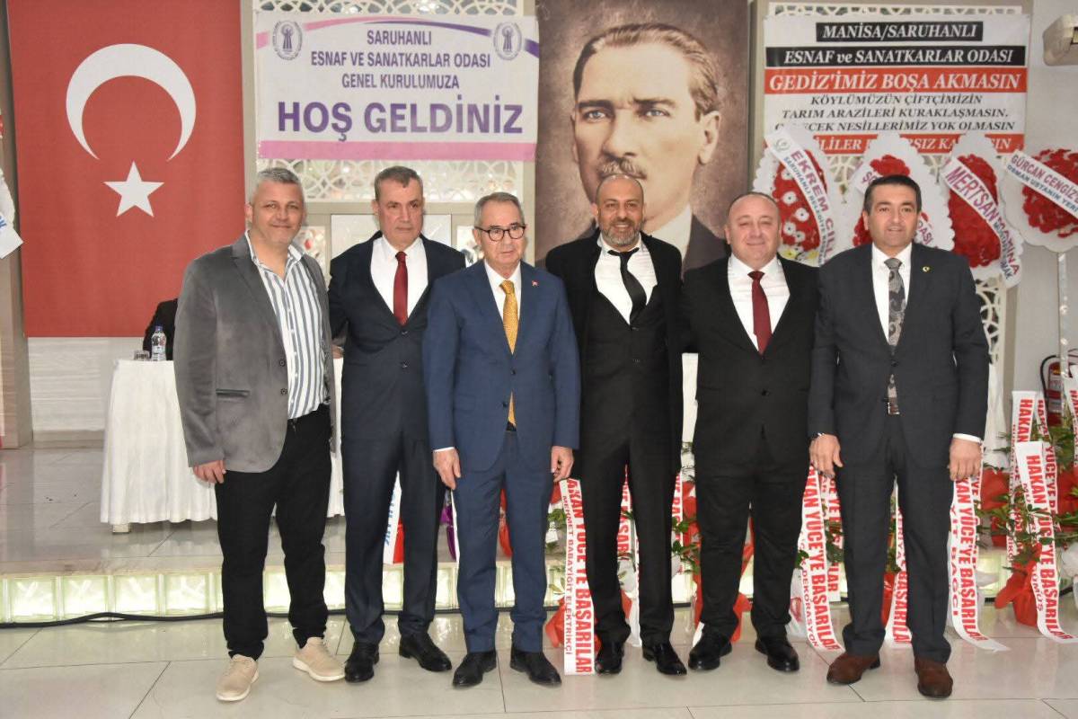 Saruhanlı Esnaf ve Sanatkarlar Odası'nda Gürcan Cengiz dönemi