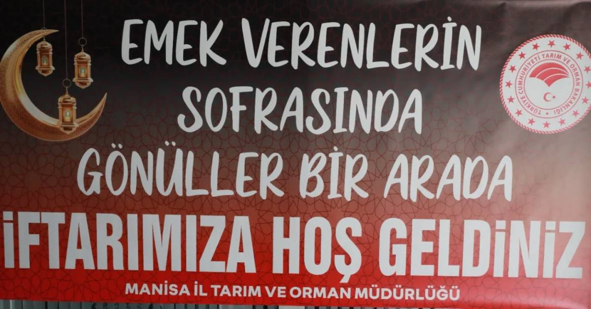 Manisa İl Tarım’da Ramazan İftarı Buluşması
