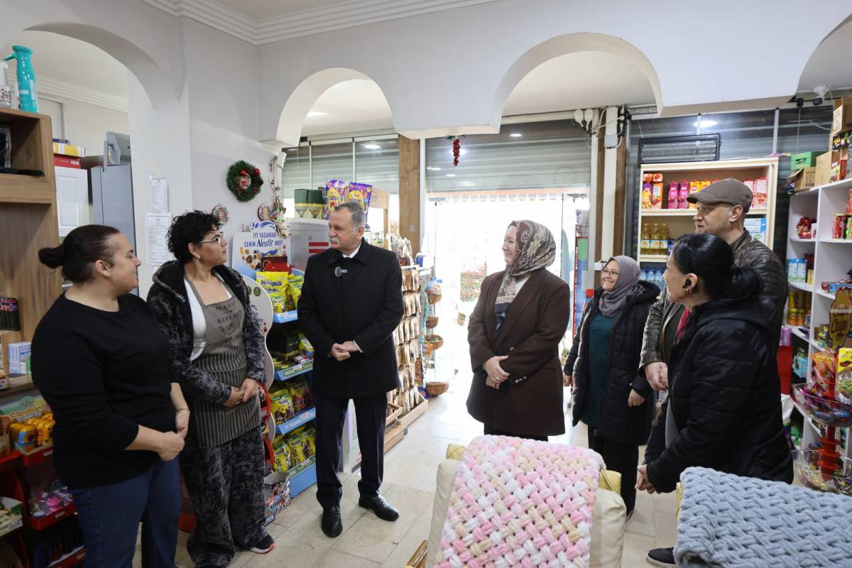 Başkan Balaban Mesir Mahallesi Esnafıyla Buluştu