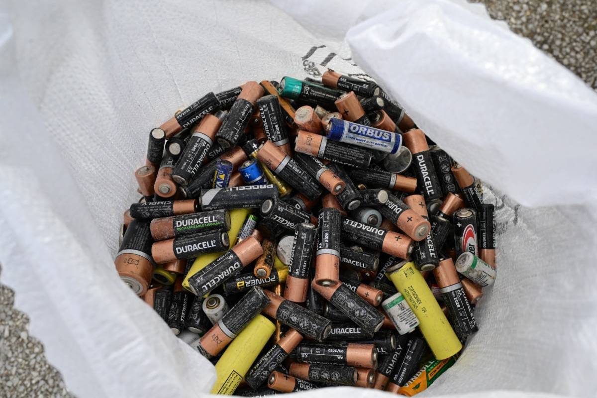 Atık pil getiren fidan kazanıyor