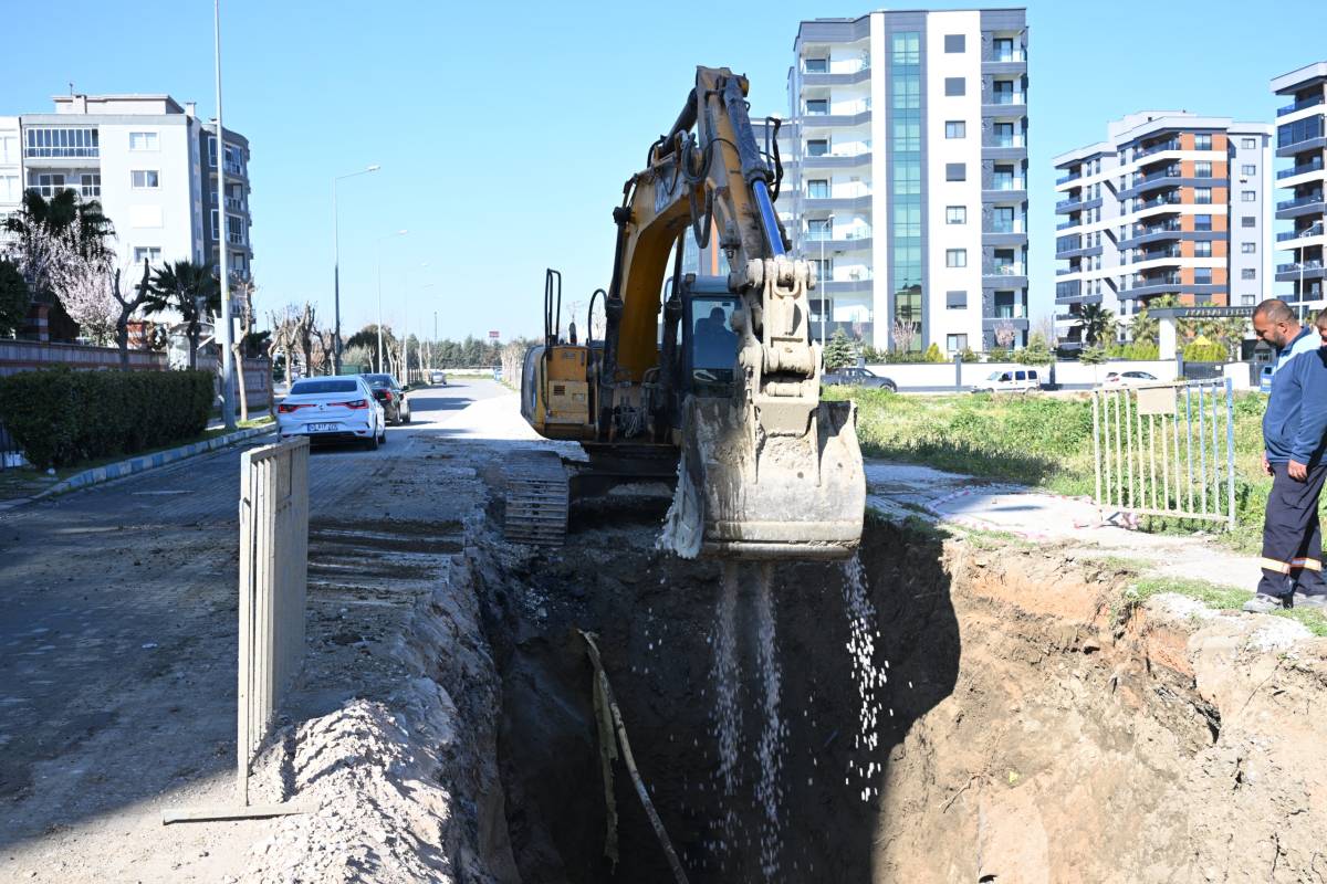 Güzelyurt’ta kanalizasyon hattı yenileniyor