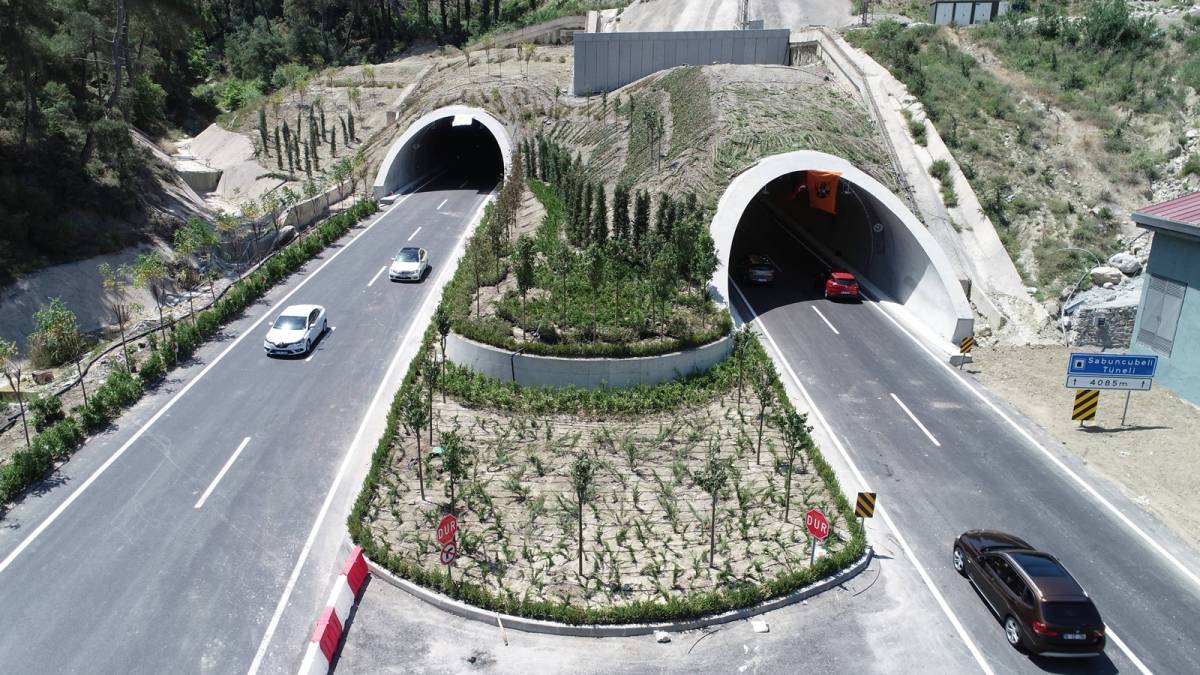 Sabuncubeli Tüneli’nden 114 milyon araç geçti