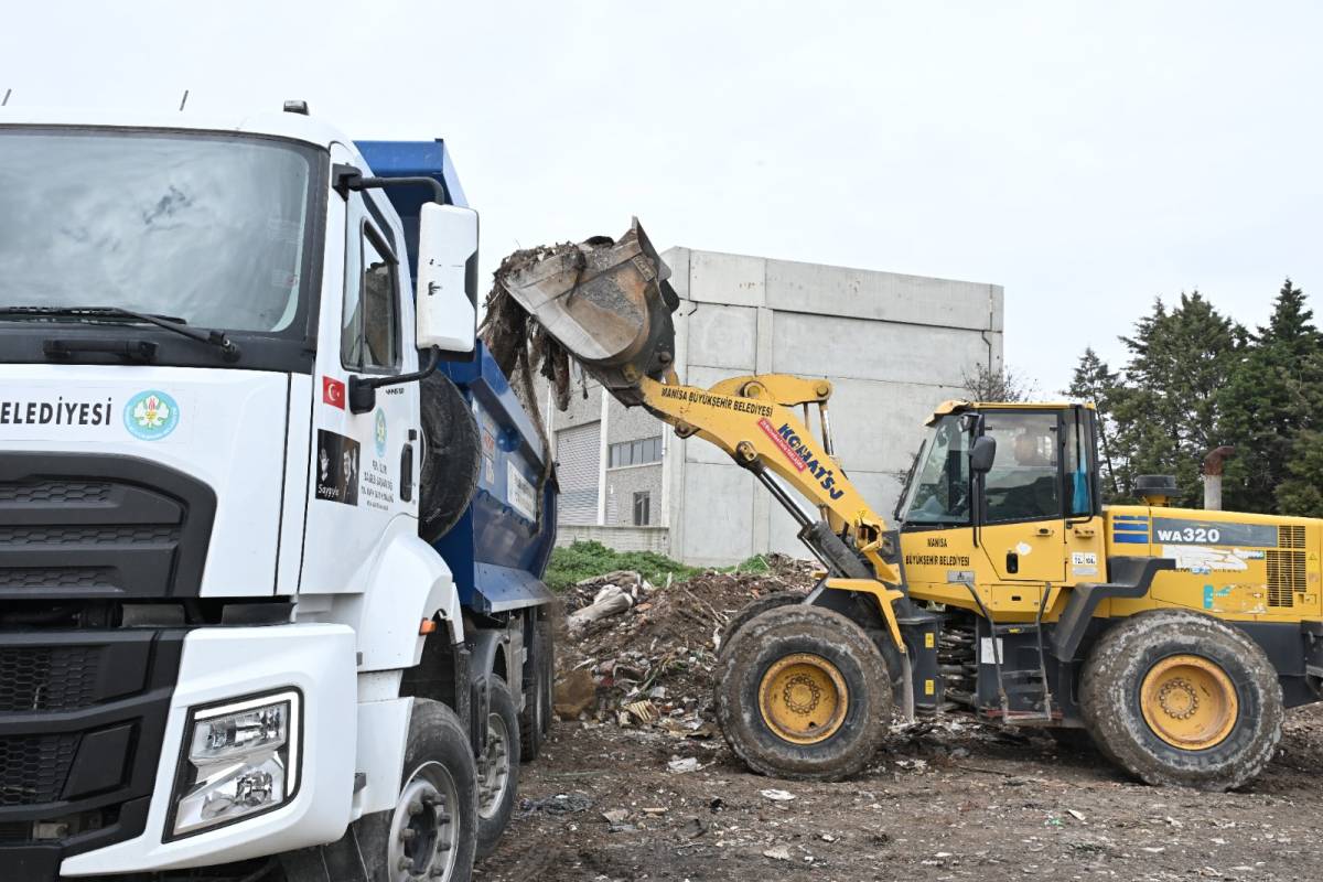 Manisa’da kaçak atığa karşı temizlik seferberliği