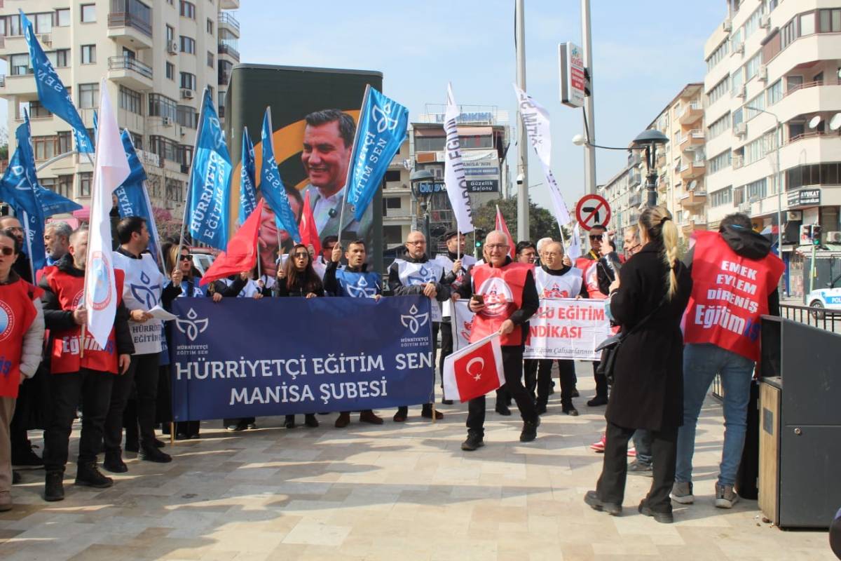 Manisa’da Eğitimciler Şiddete Karşı Tek Ses: Artık Yeter!