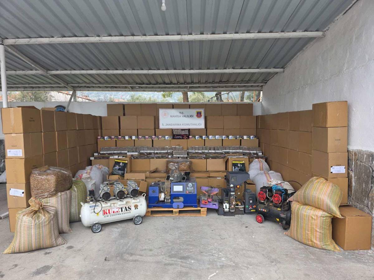 Kırkağaç'ta Dev Kaçak Tütün Operasyonu: 1 Kişi Tutuklandı