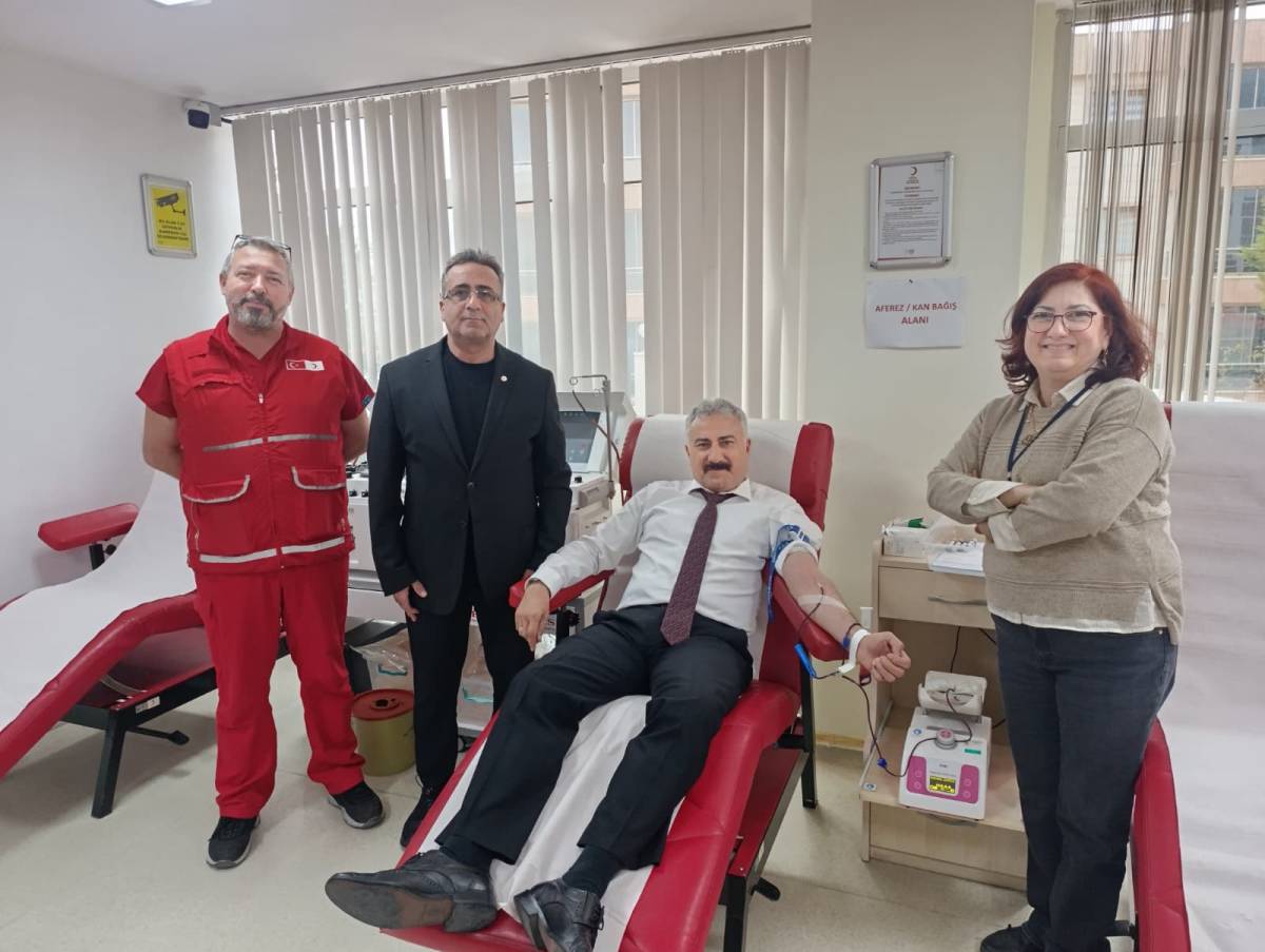 Emniyet Müdürü Fahri Aktaş’tan Örnek Kan Bağışı Seferberliği