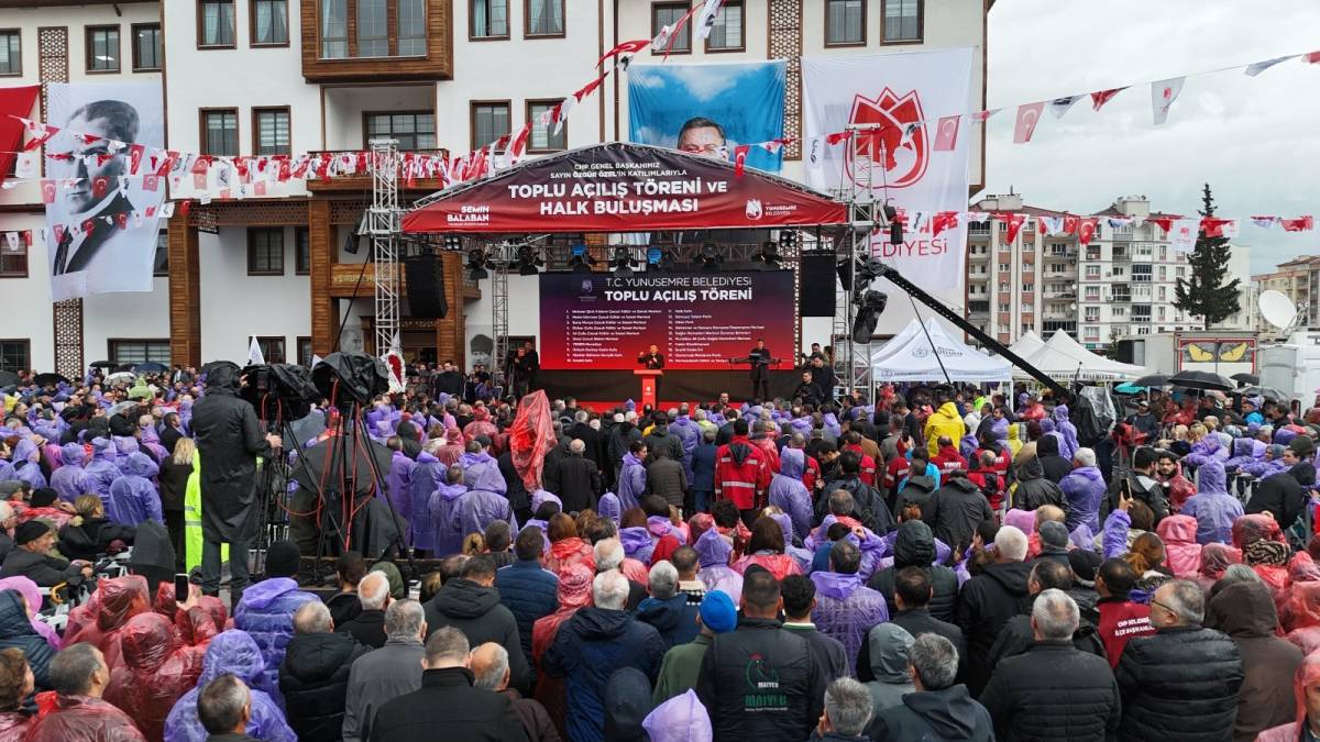 Yunusemre’de 20 Projenin Toplu Açılışı Yapıldı